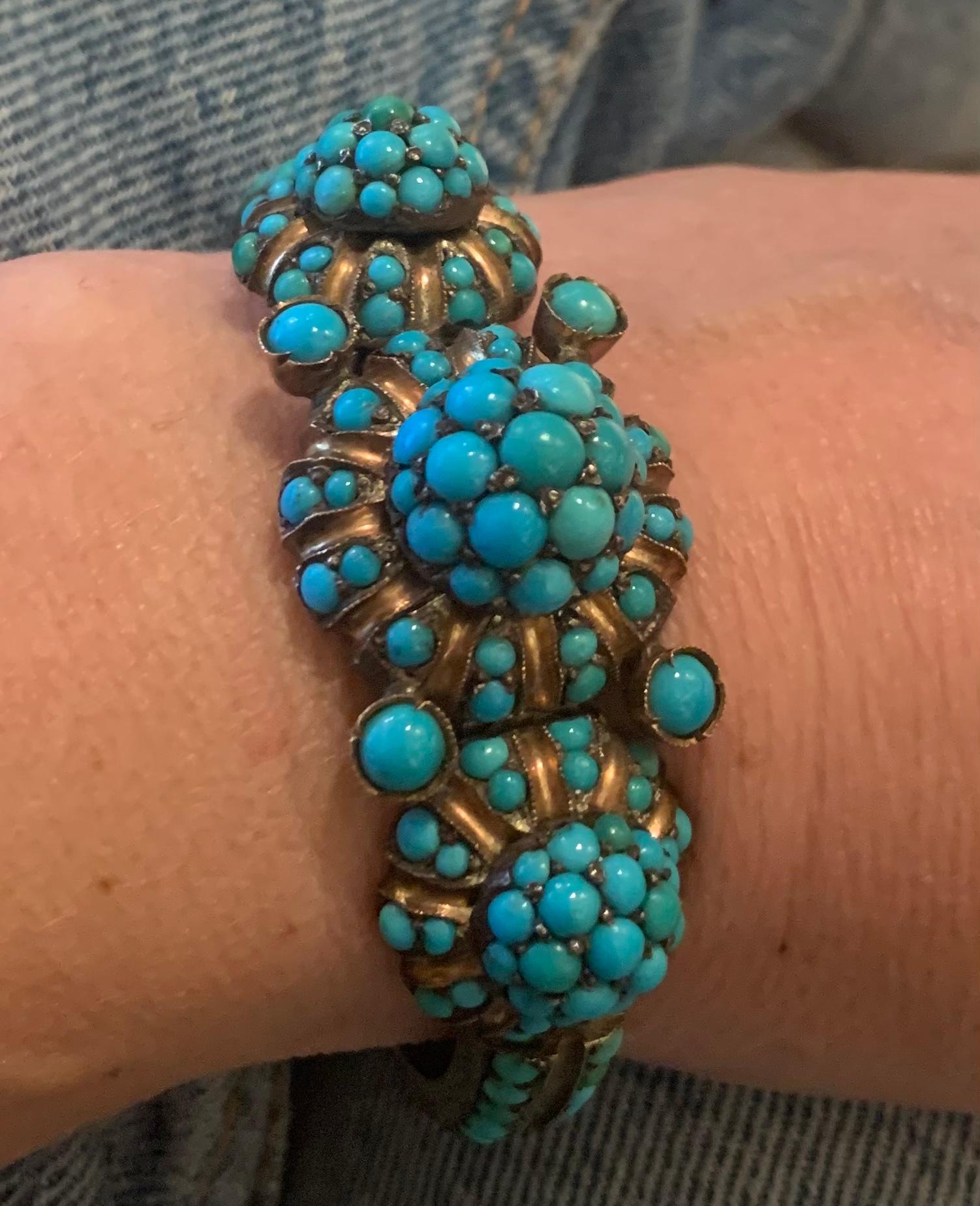 victorian turquoise bracelet