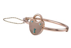 Victorian Turquoise and Gold Bangle