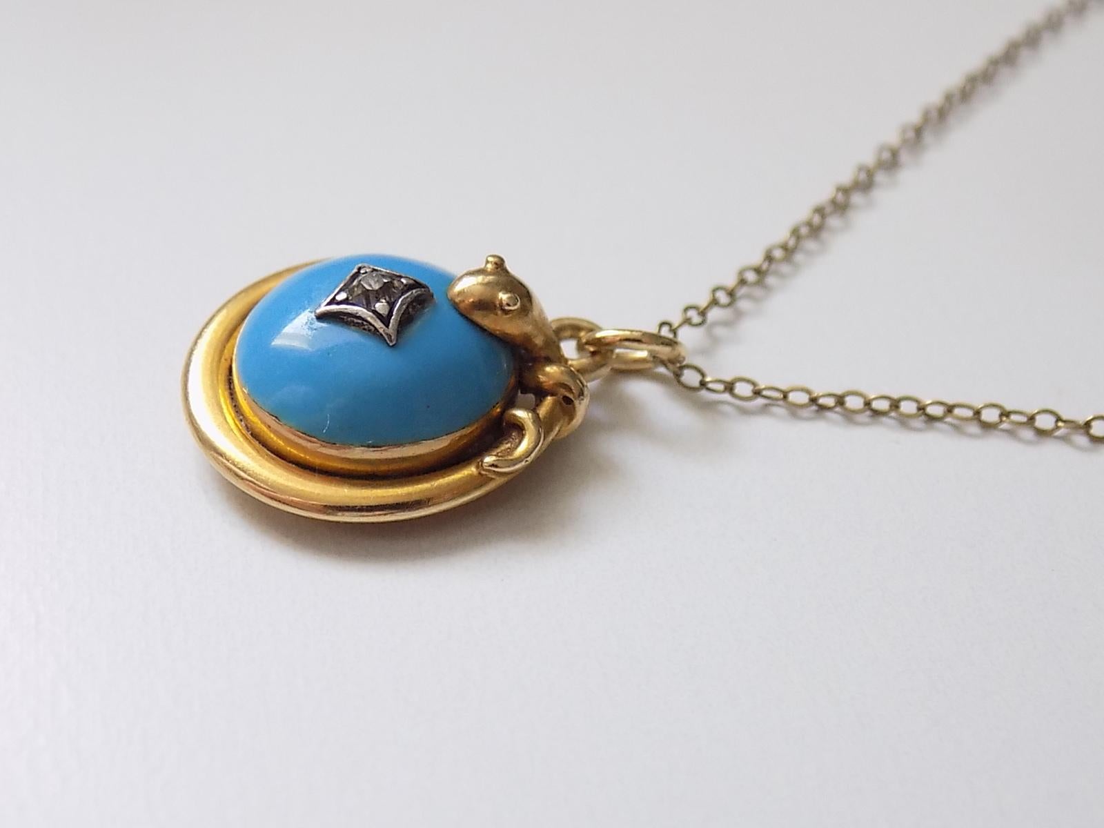 diamond serpent necklace