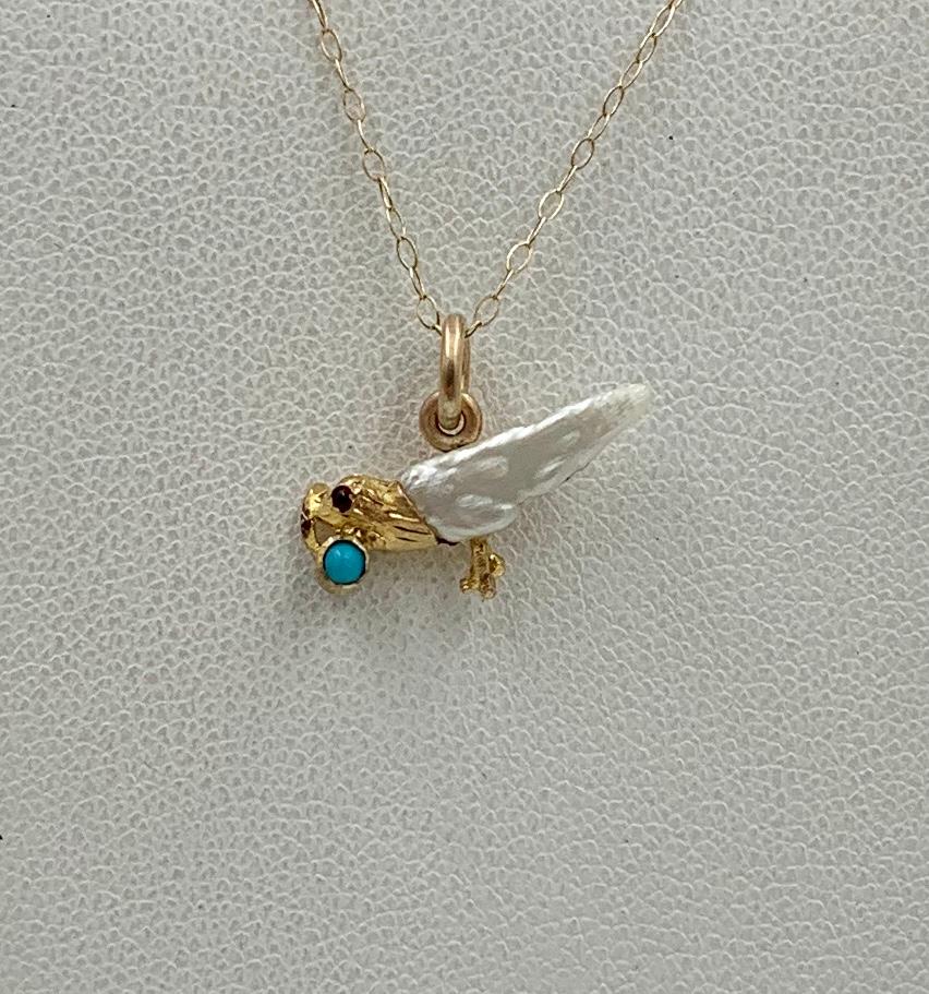 persian bird necklace