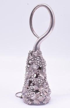 Victorian Tussie-Mussie Sterling Poesy Holder, C1860