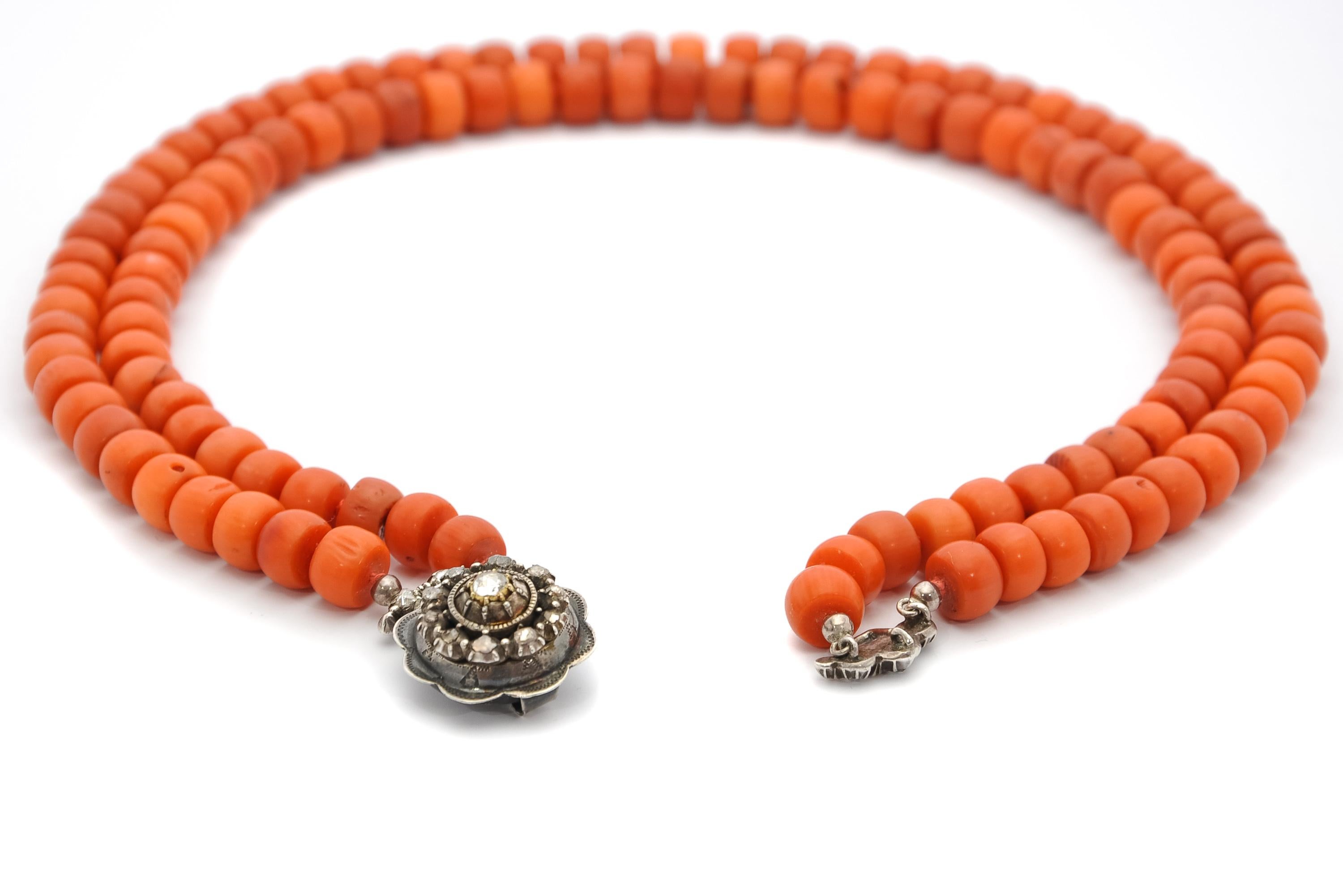 A Victorian Five-row Coral Necklace – Bentley & Skinner – The Mayfair  antique and bespoke jewellery shop in the heart of London