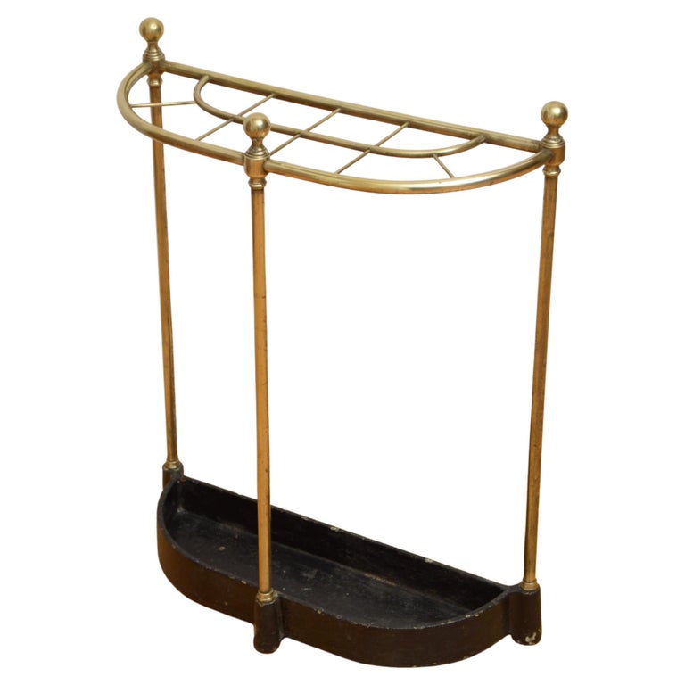 Victorian Umbrella Stand in Brass at 1stDibs