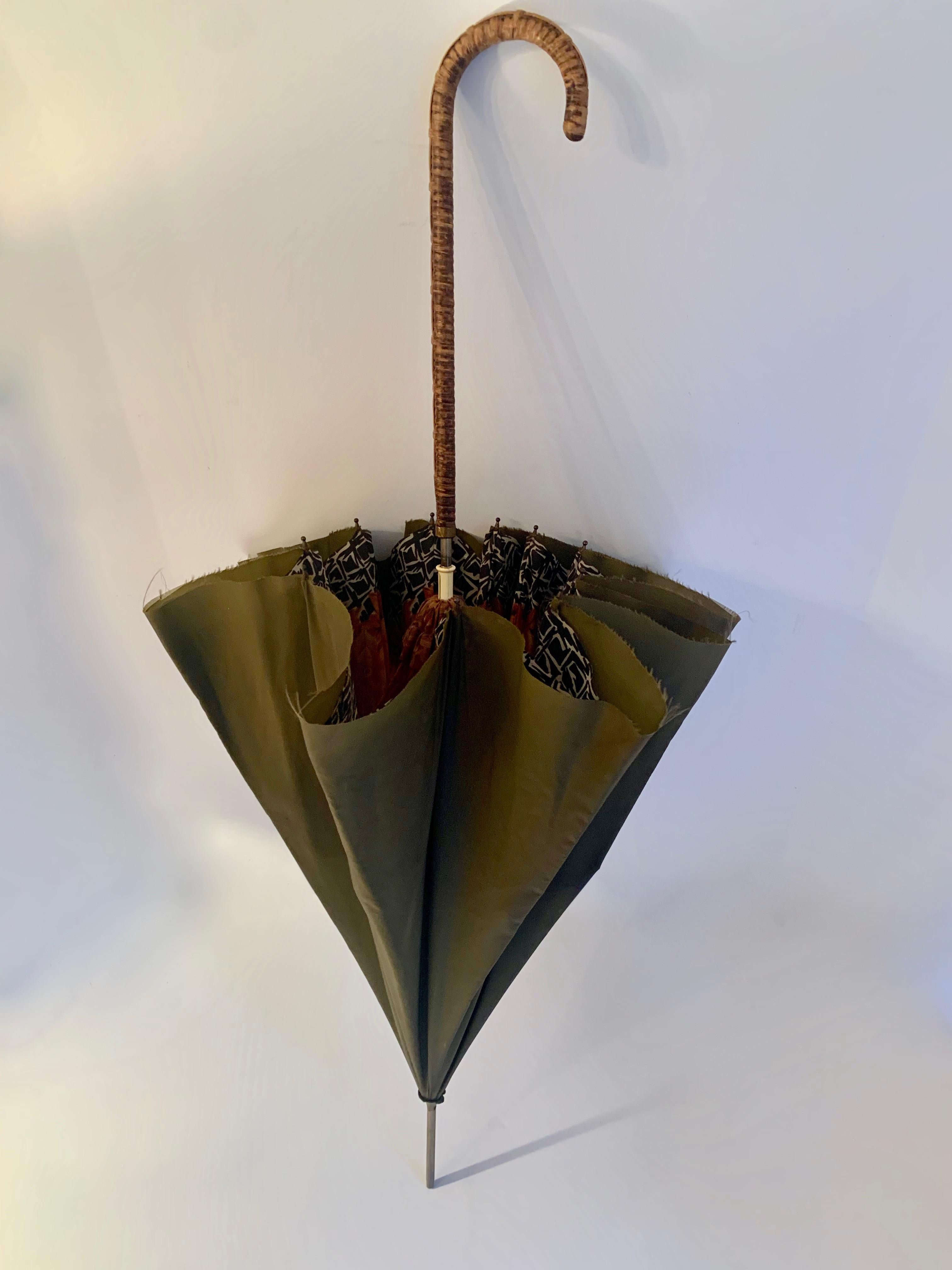 Victorian Umbrella with Cane Handle 12