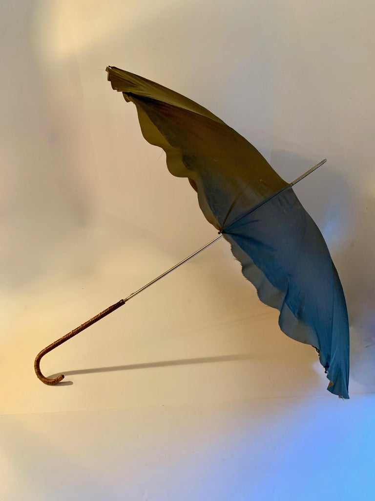 Victorian Umbrella with Cane Handle at 1stDibs