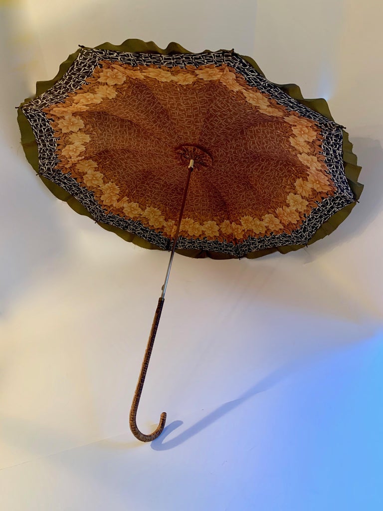 Victorian Umbrella with Cane Handle at 1stDibs