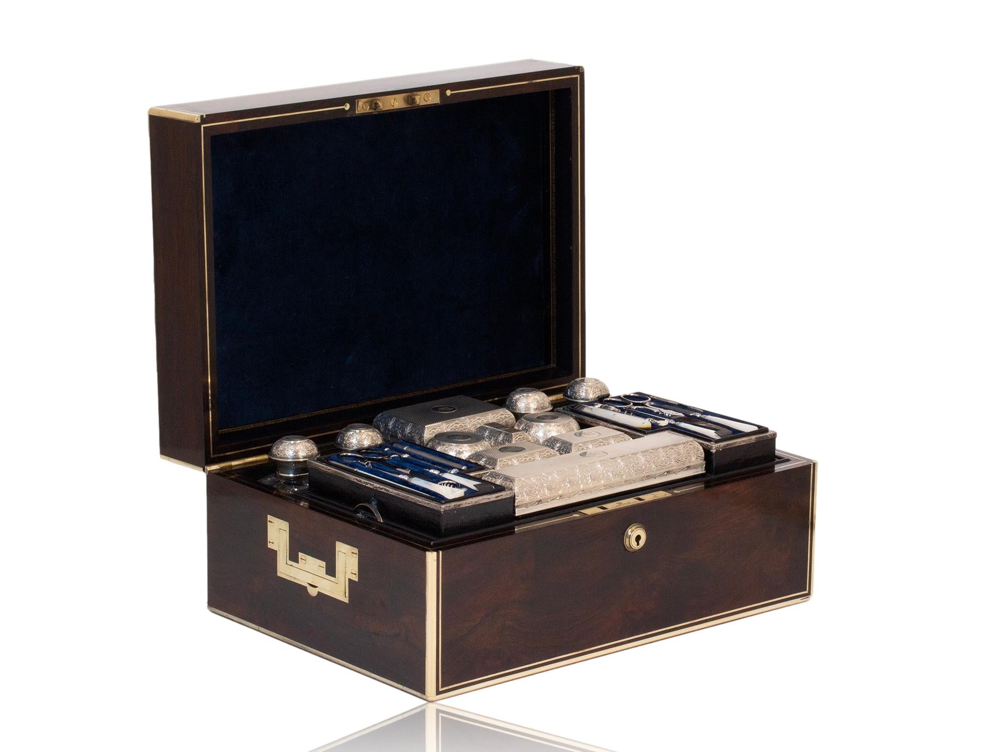 Victorian Vanity Box by David Edwards For Sale 4