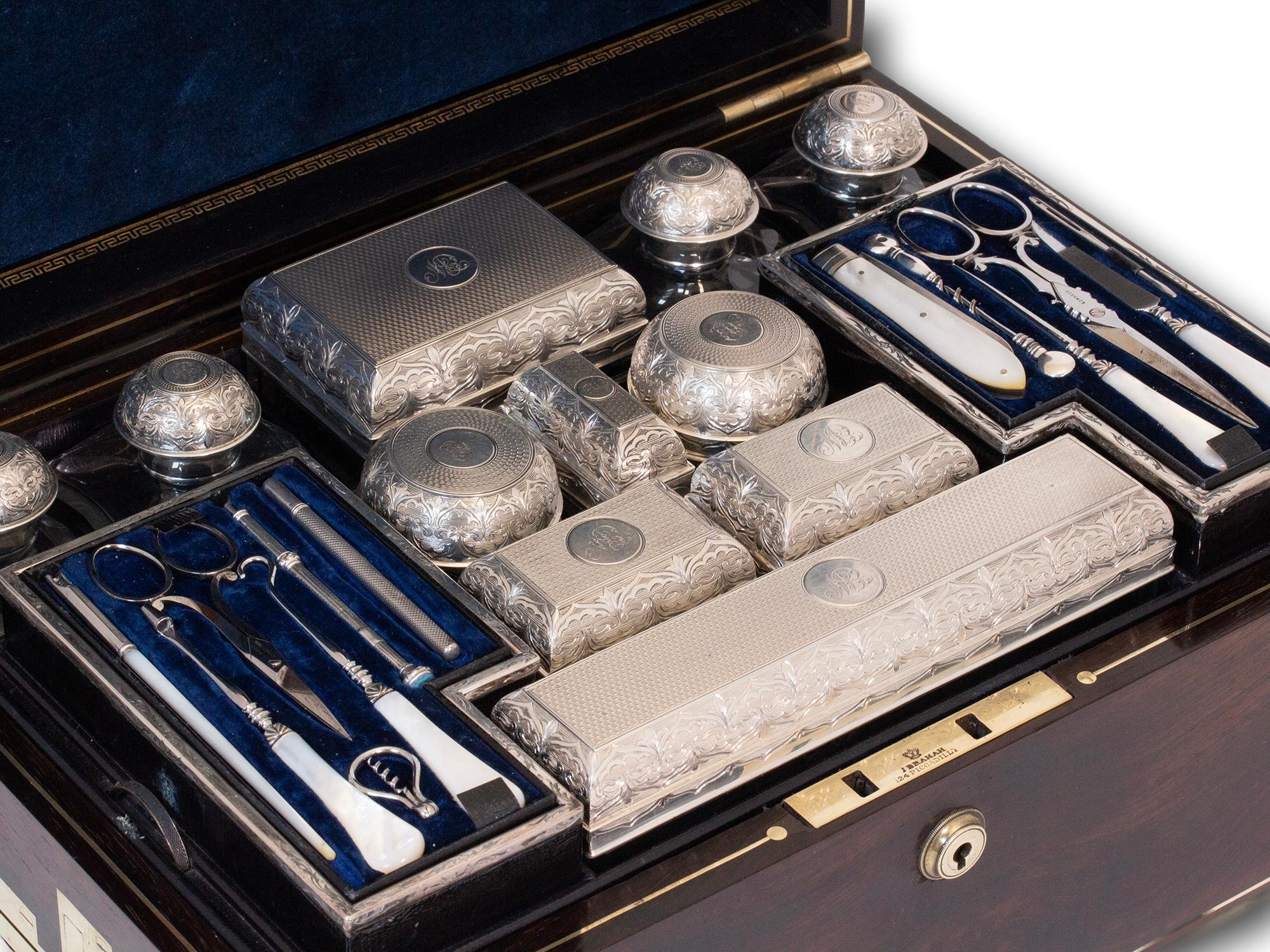 Victorian Vanity Box by David Edwards For Sale 5