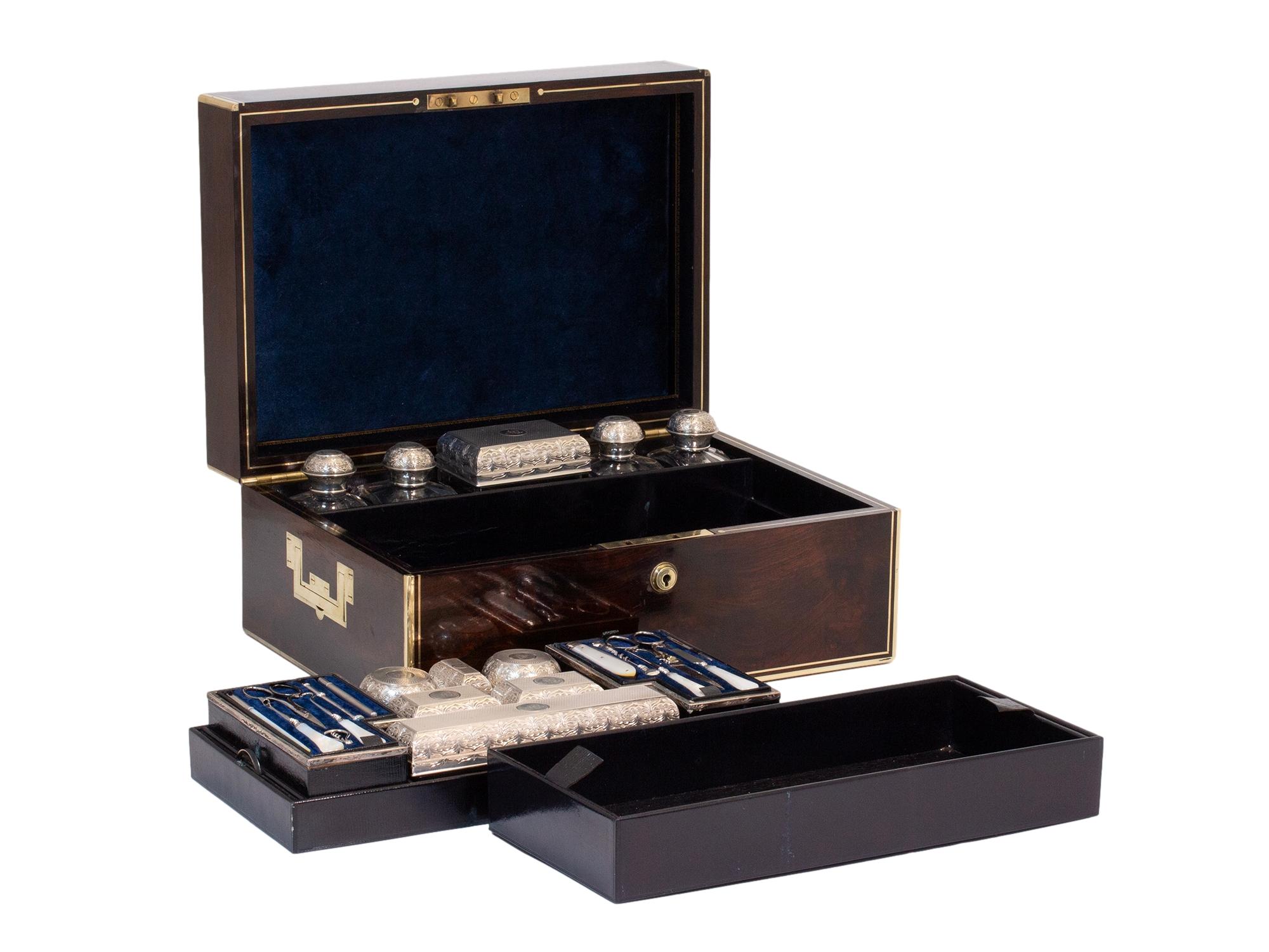 Victorian Vanity Box by David Edwards For Sale 9