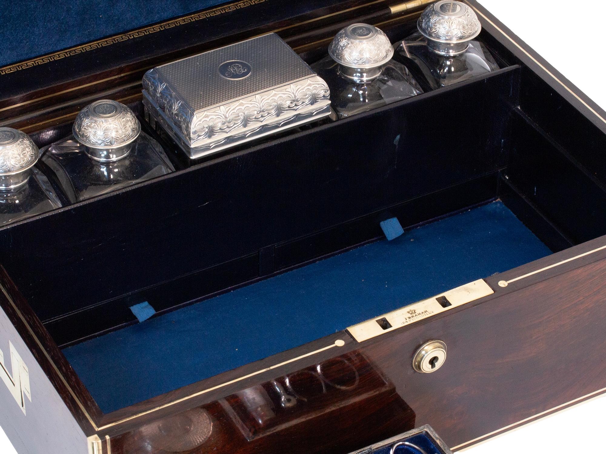 Victorian Vanity Box by David Edwards For Sale 10