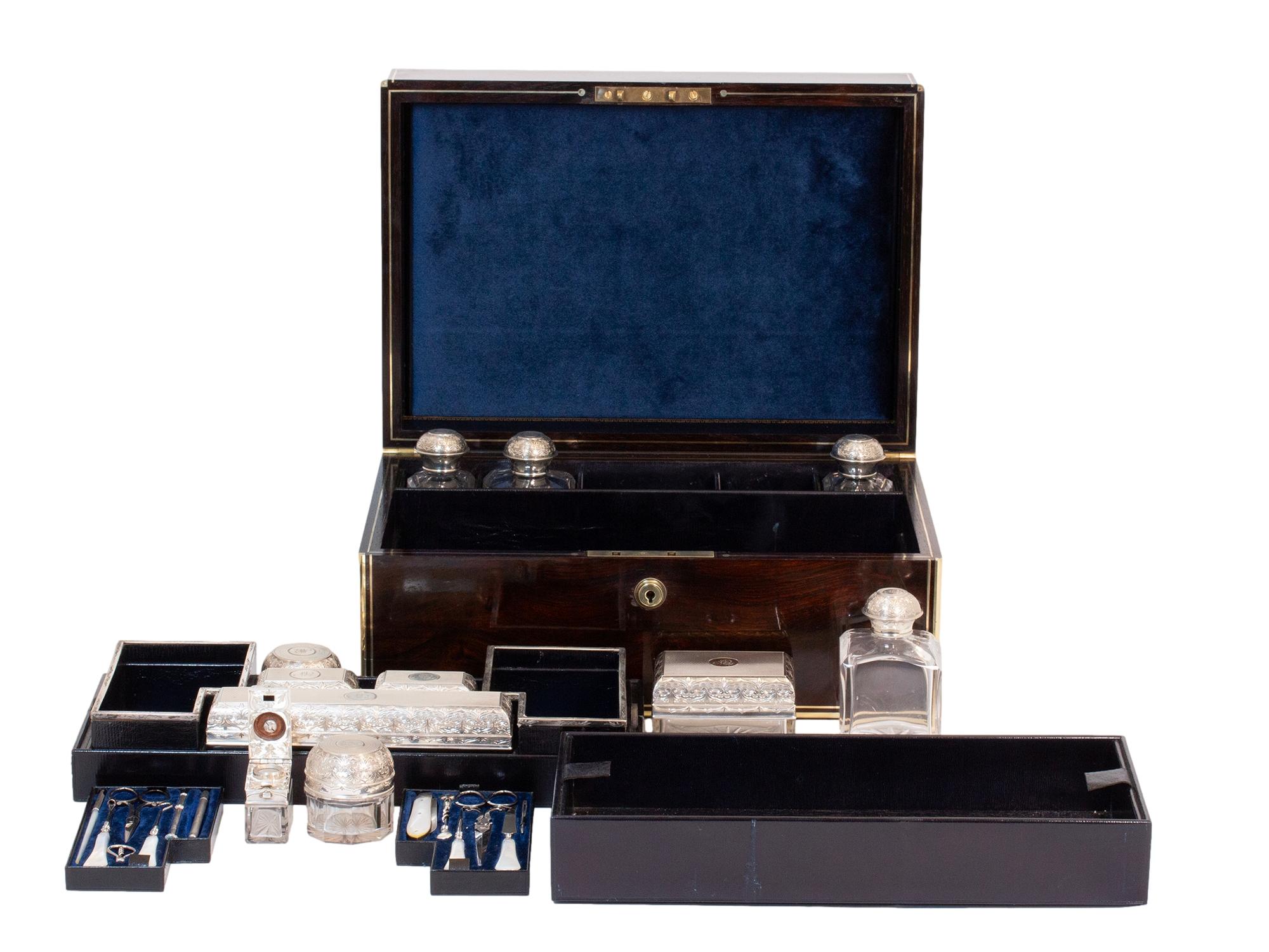 Victorian Vanity Box by David Edwards For Sale 12