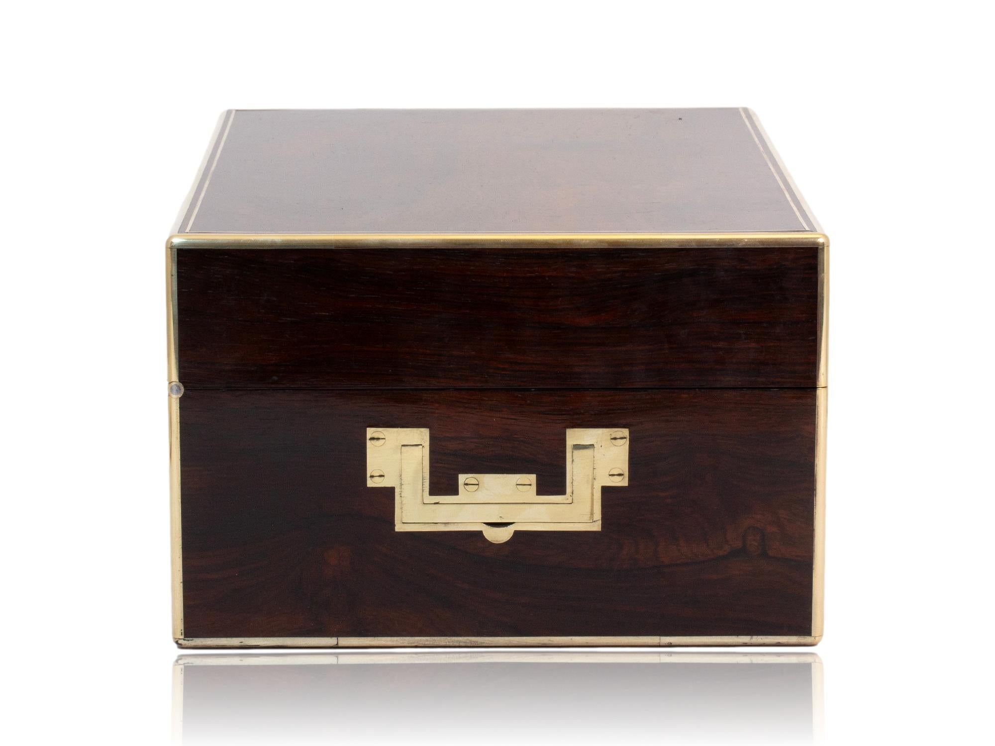 Victorian Vanity Box by David Edwards In Good Condition For Sale In Northampton, GB