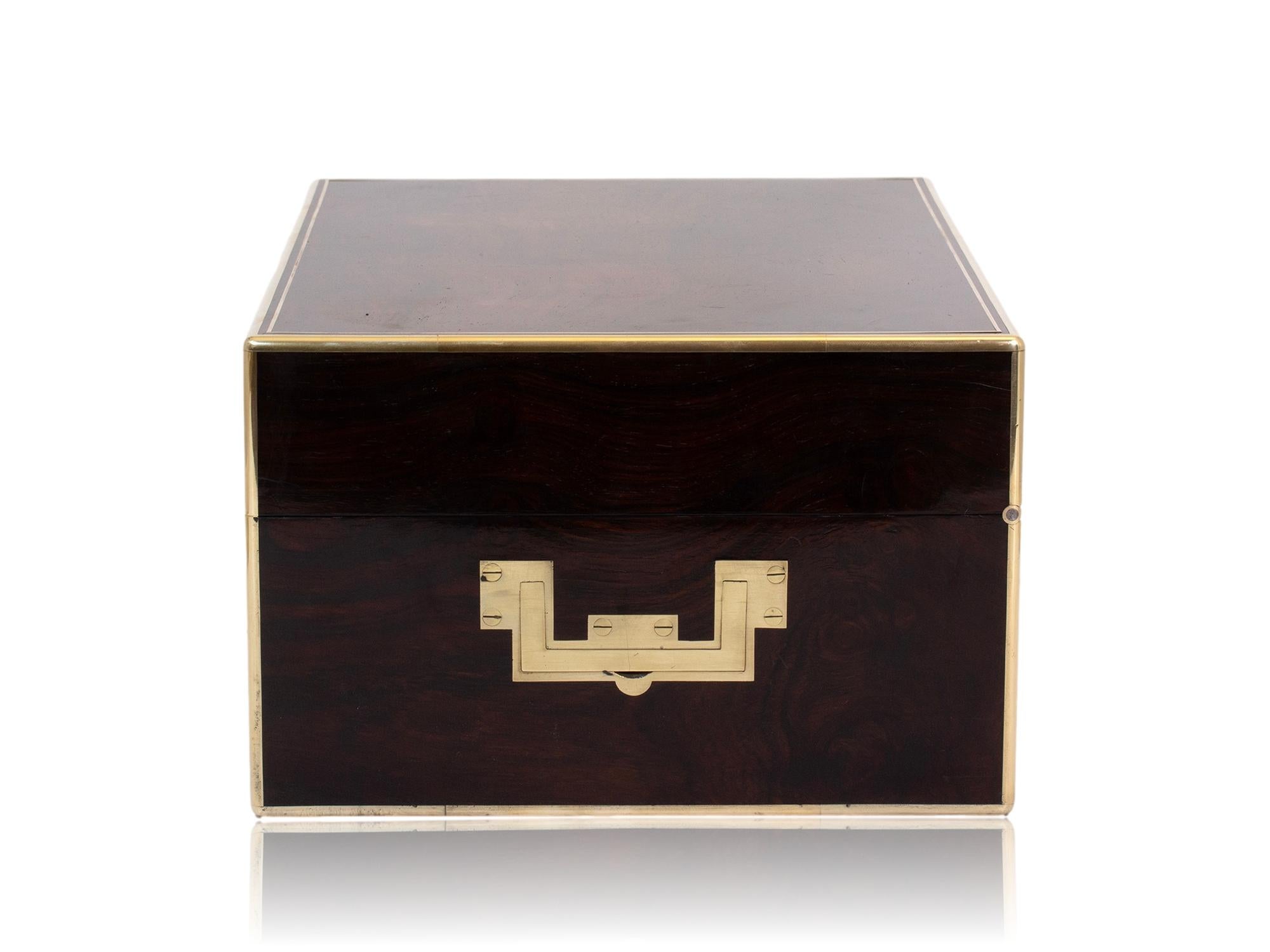 Sterling Silver Victorian Vanity Box by David Edwards For Sale