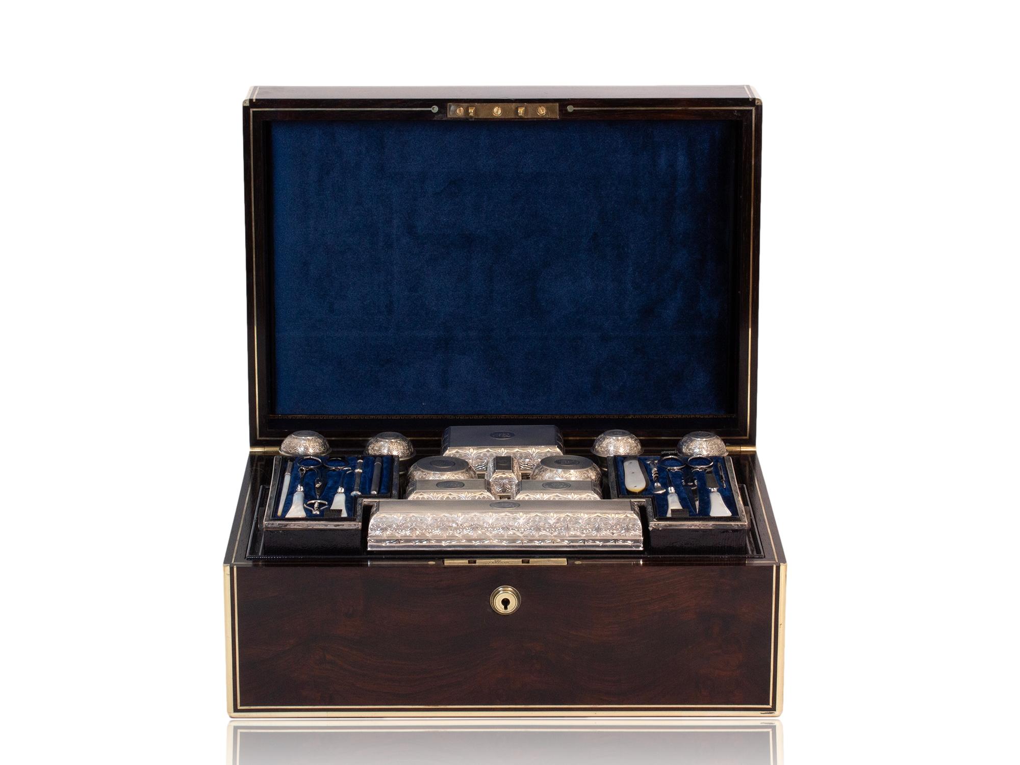 Victorian Vanity Box by David Edwards For Sale 1