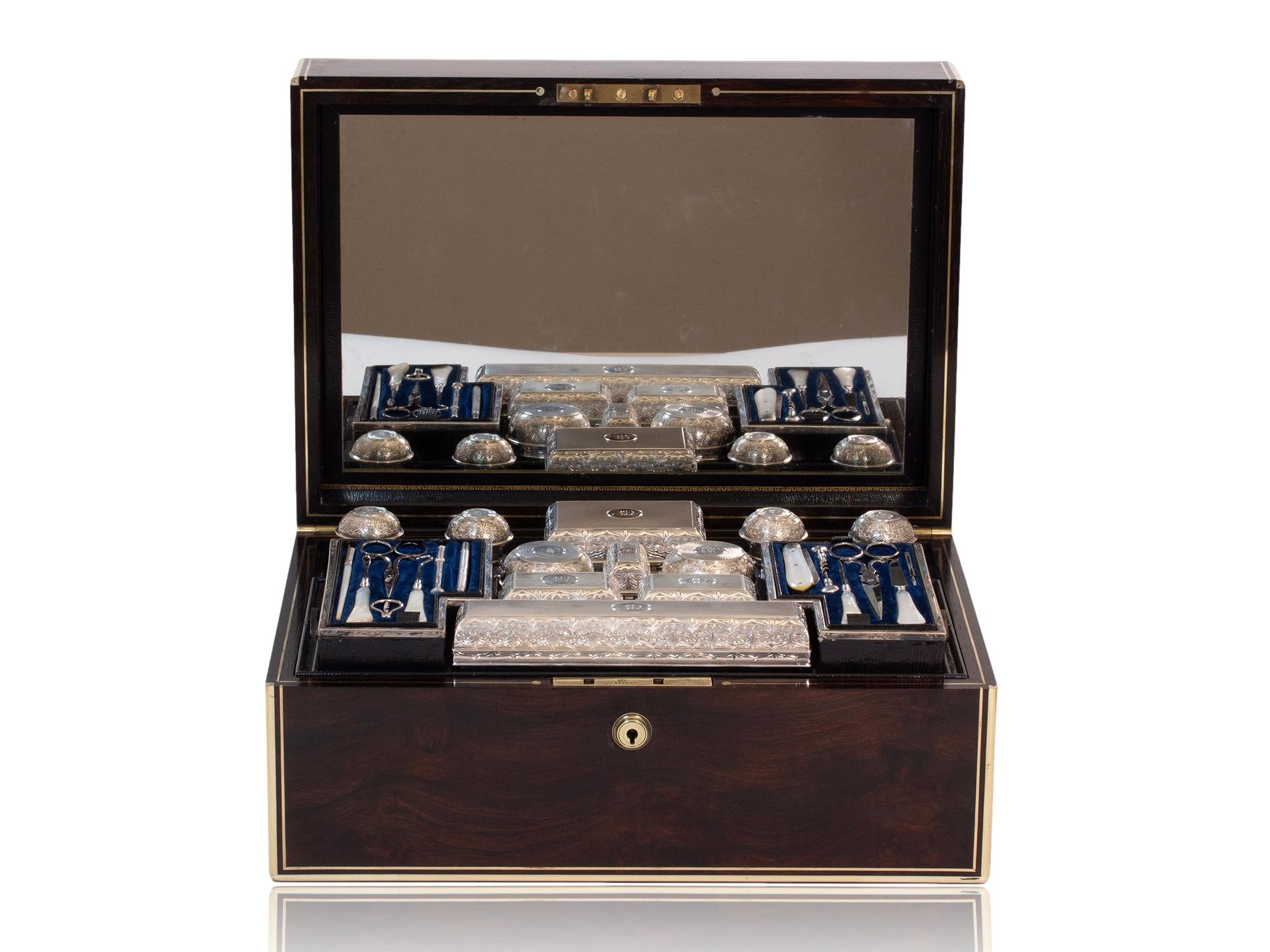 Victorian Vanity Box by David Edwards For Sale 2