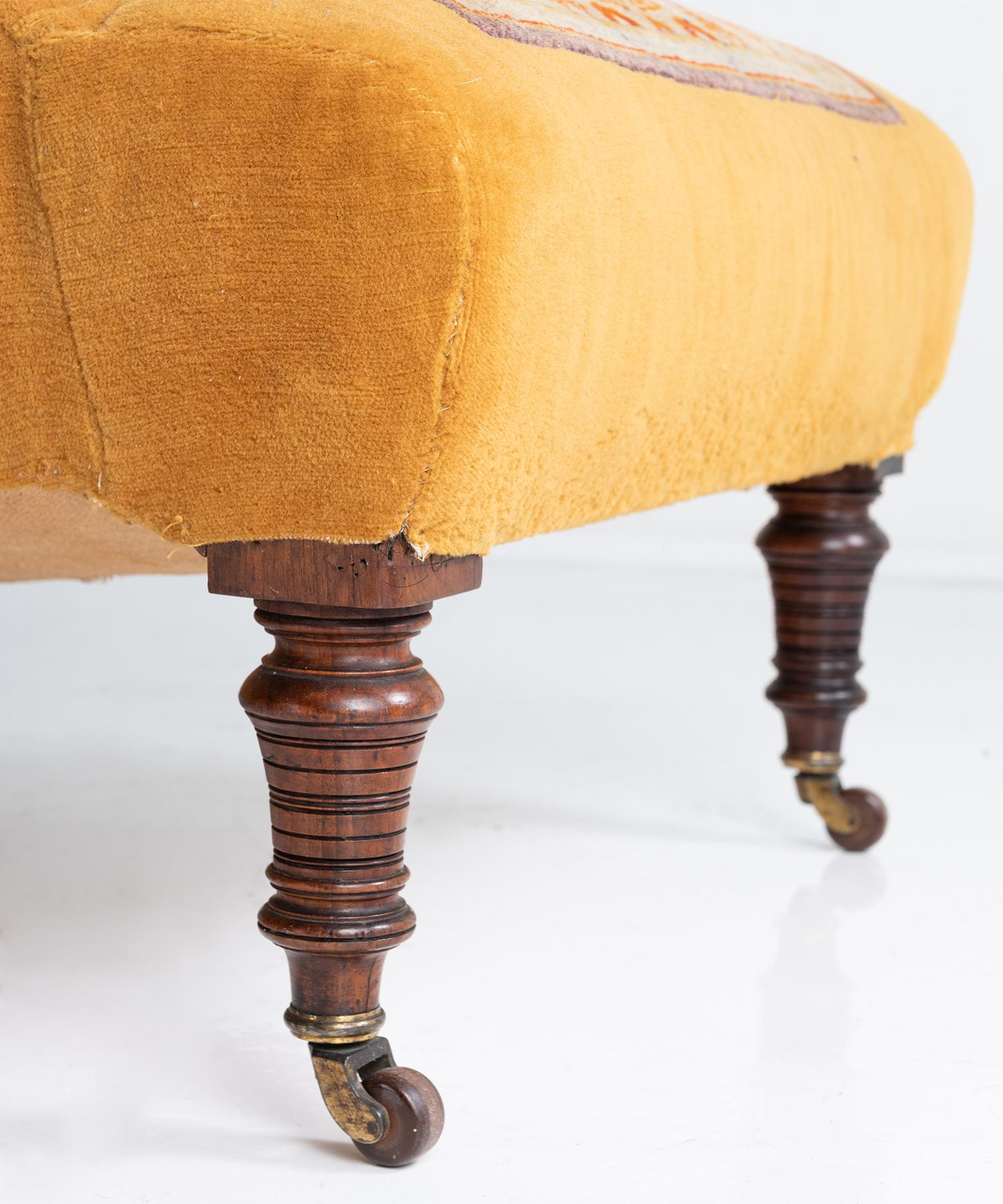 victorian carpet chair