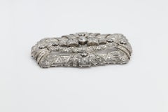 Art Deco Victorian Vintage Diamond Brooch Platinum Pin circa early 1900's