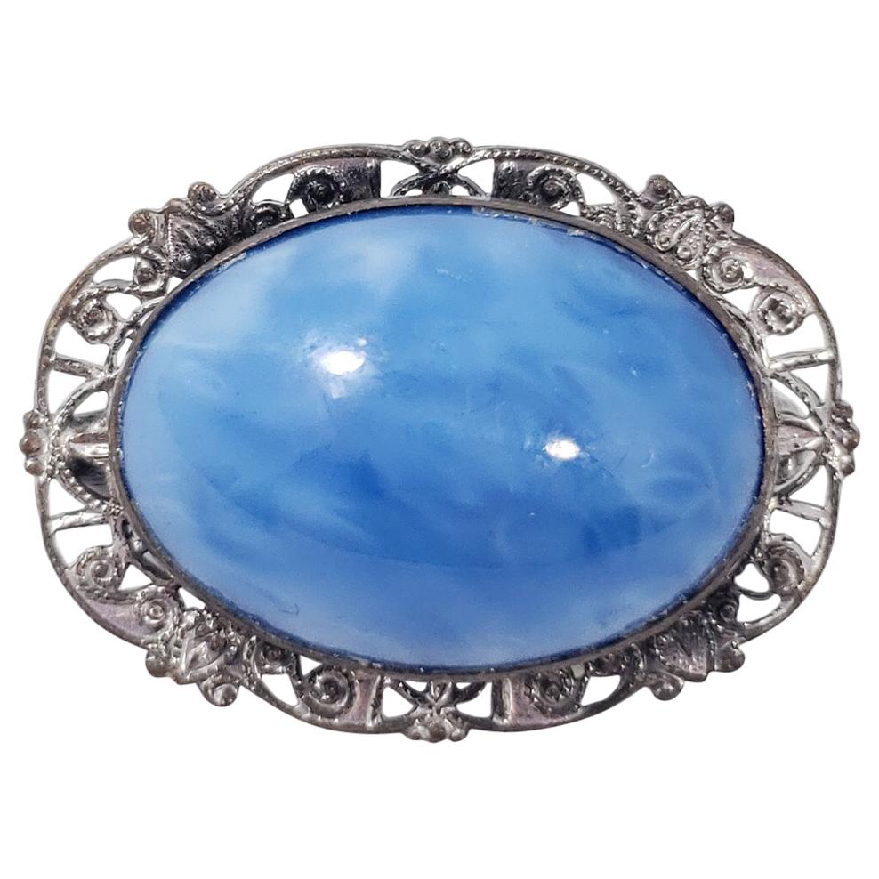 Cabochon brooch discount
