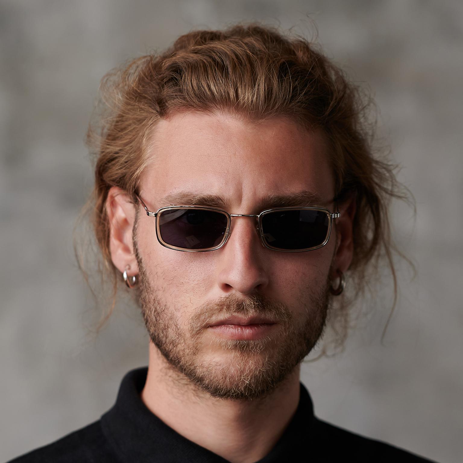 Viktorianische Vintage-Sonnenbrille von Lozza für Damen oder Herren im Angebot