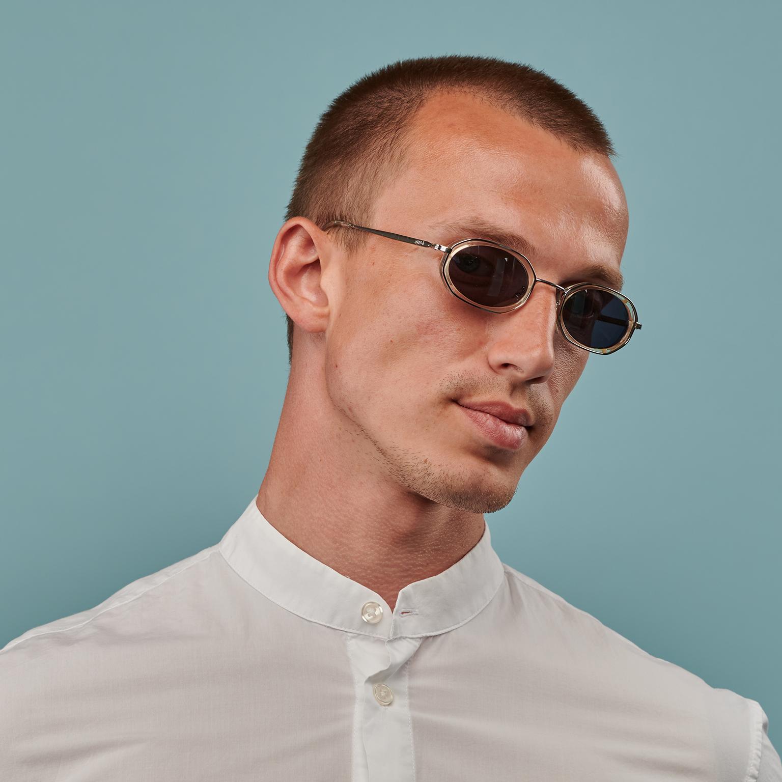 Lunettes de soleil vintage de style victorien par Lozza, Italie, années 80 Neuf - En vente à Santa Clarita, CA