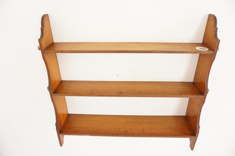 Victorian Wall Mounted 3 Tiered Bookcase, Display Scotland