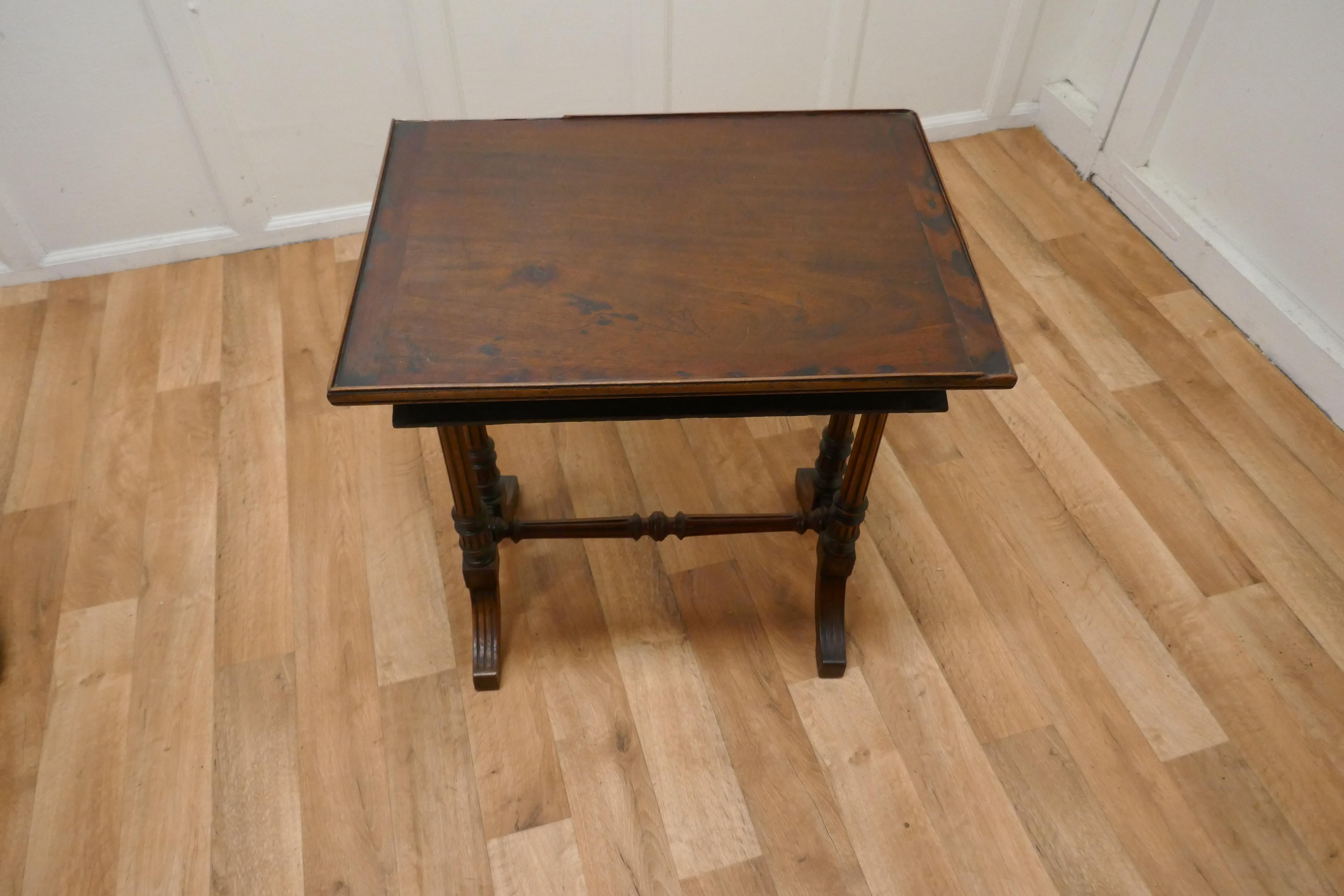 Victorian Walnut Adjustable Reading Stand  For Sale 8
