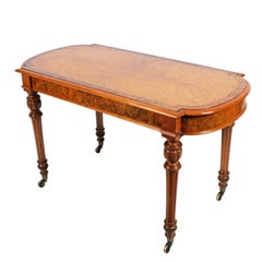 Victorian Walnut and Amboyna Side Table
