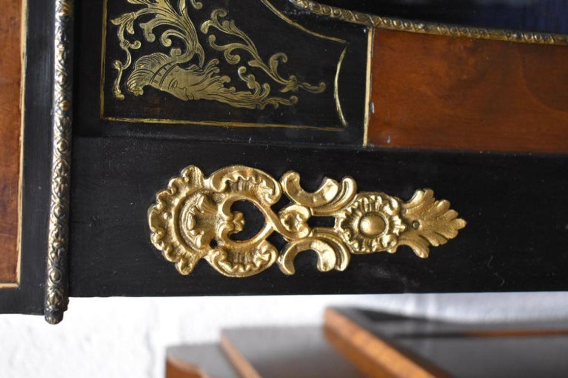 Victorian Walnut and Ebonised Pier Cabinet For Sale 1
