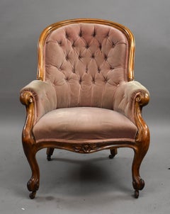 Victorian Walnut Armchair