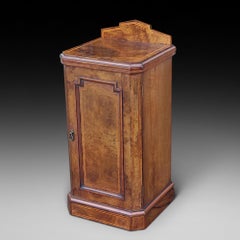 Victorian Walnut Bedside Cabinet
