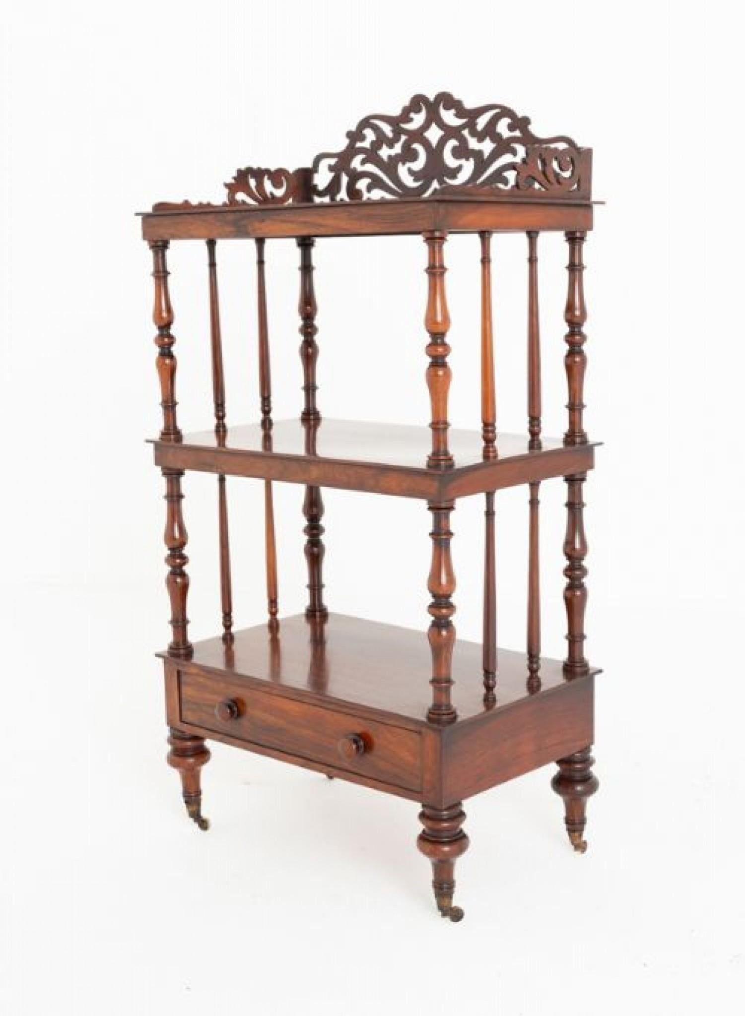 Bibliothèque victorienne ancienne de 1860 en vente 2