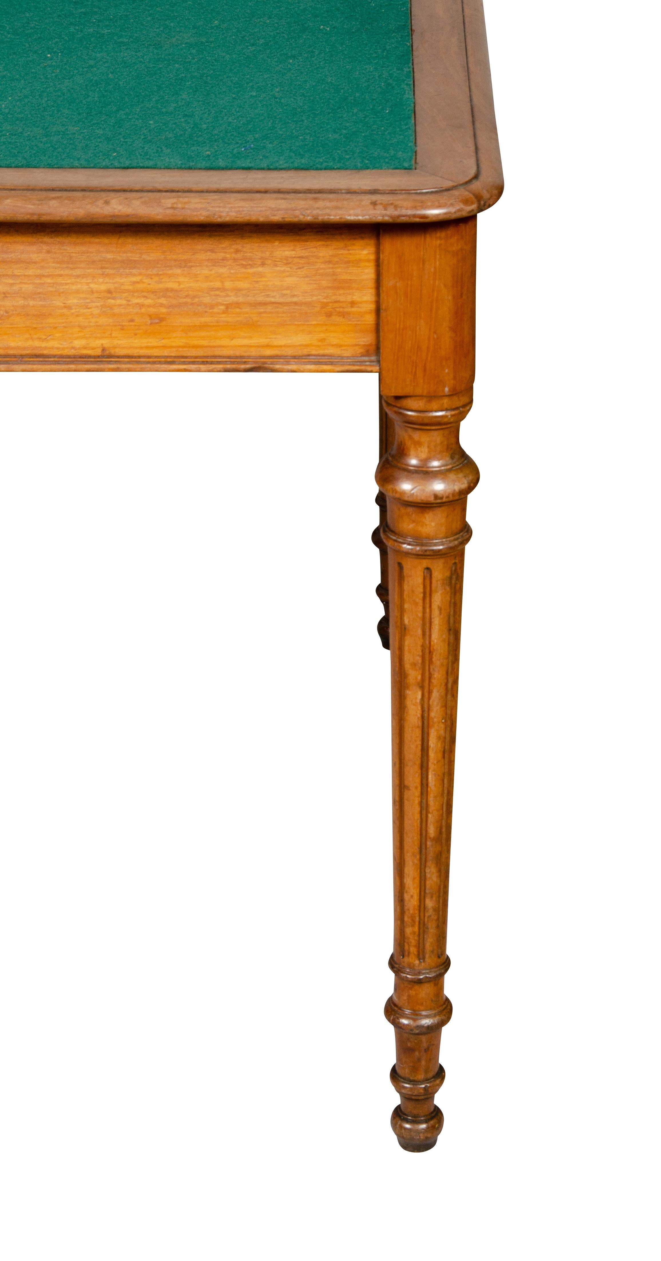 Victorian Walnut Card Table 3