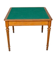 Victorian Walnut Card Table