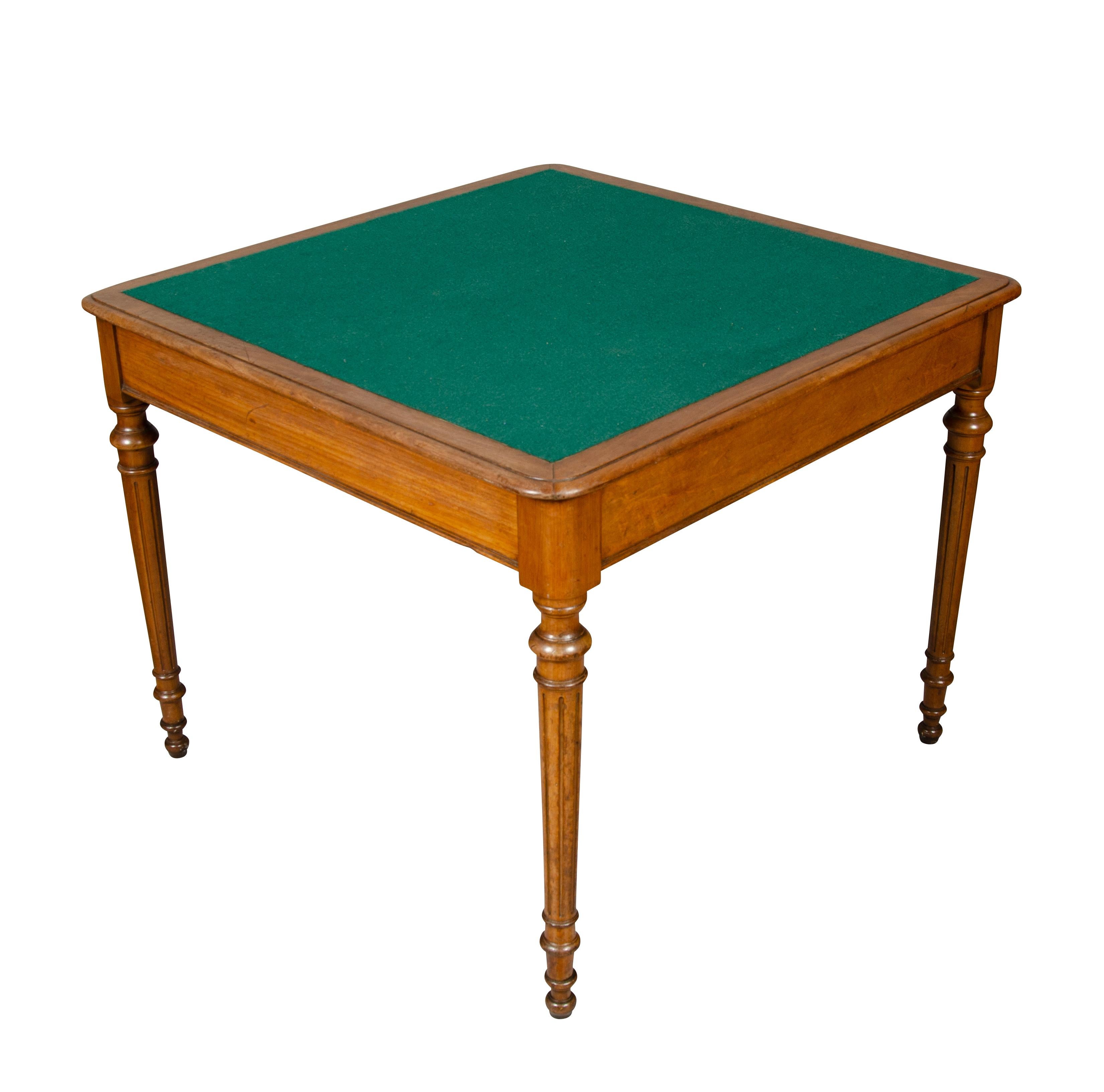 baize card table