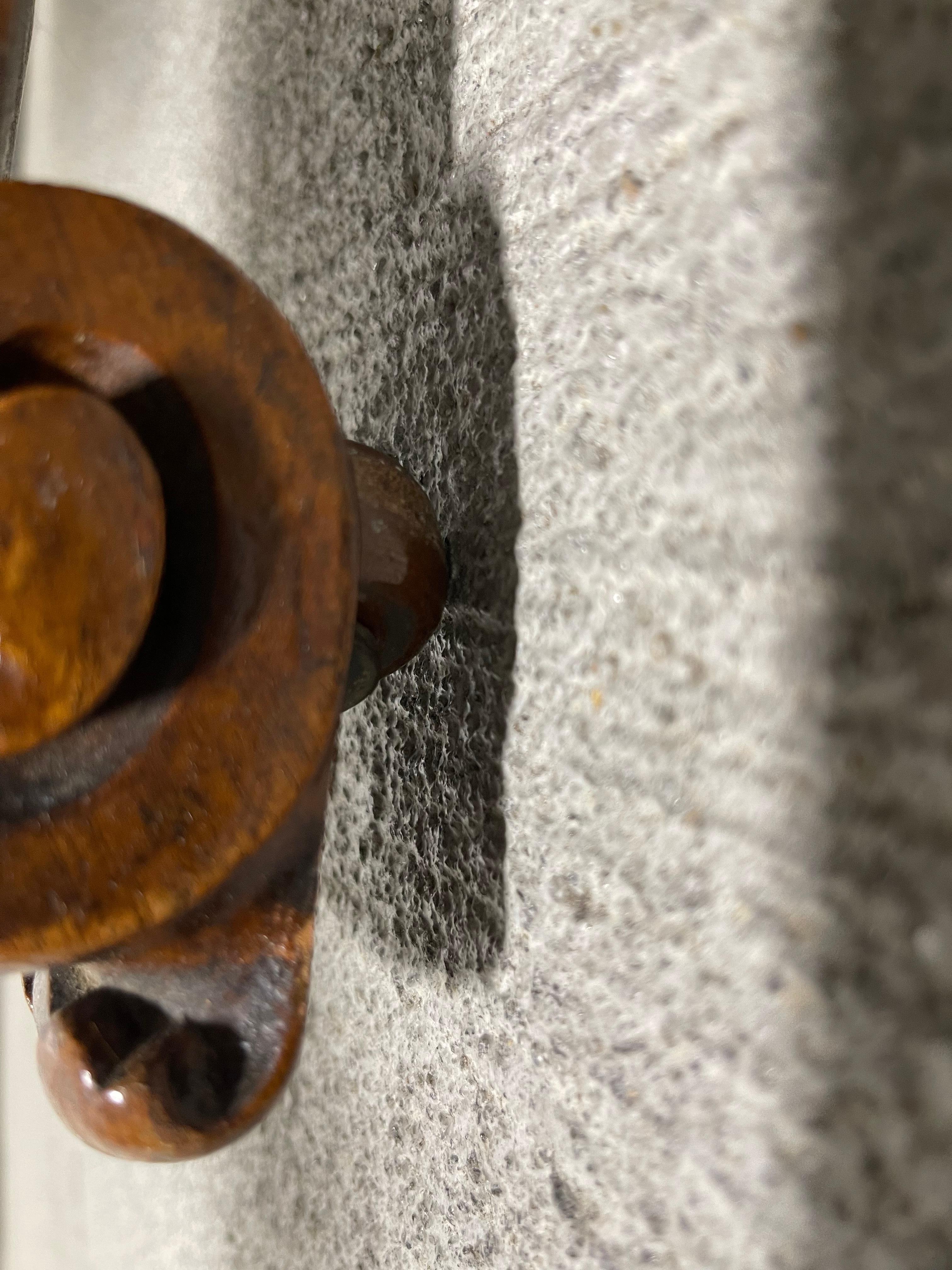Victorian Walnut Center Table Barley Twist Supports Carved Feet,  19th Century For Sale 3