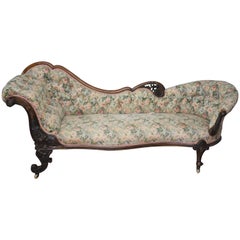 Victorian Walnut Chaise