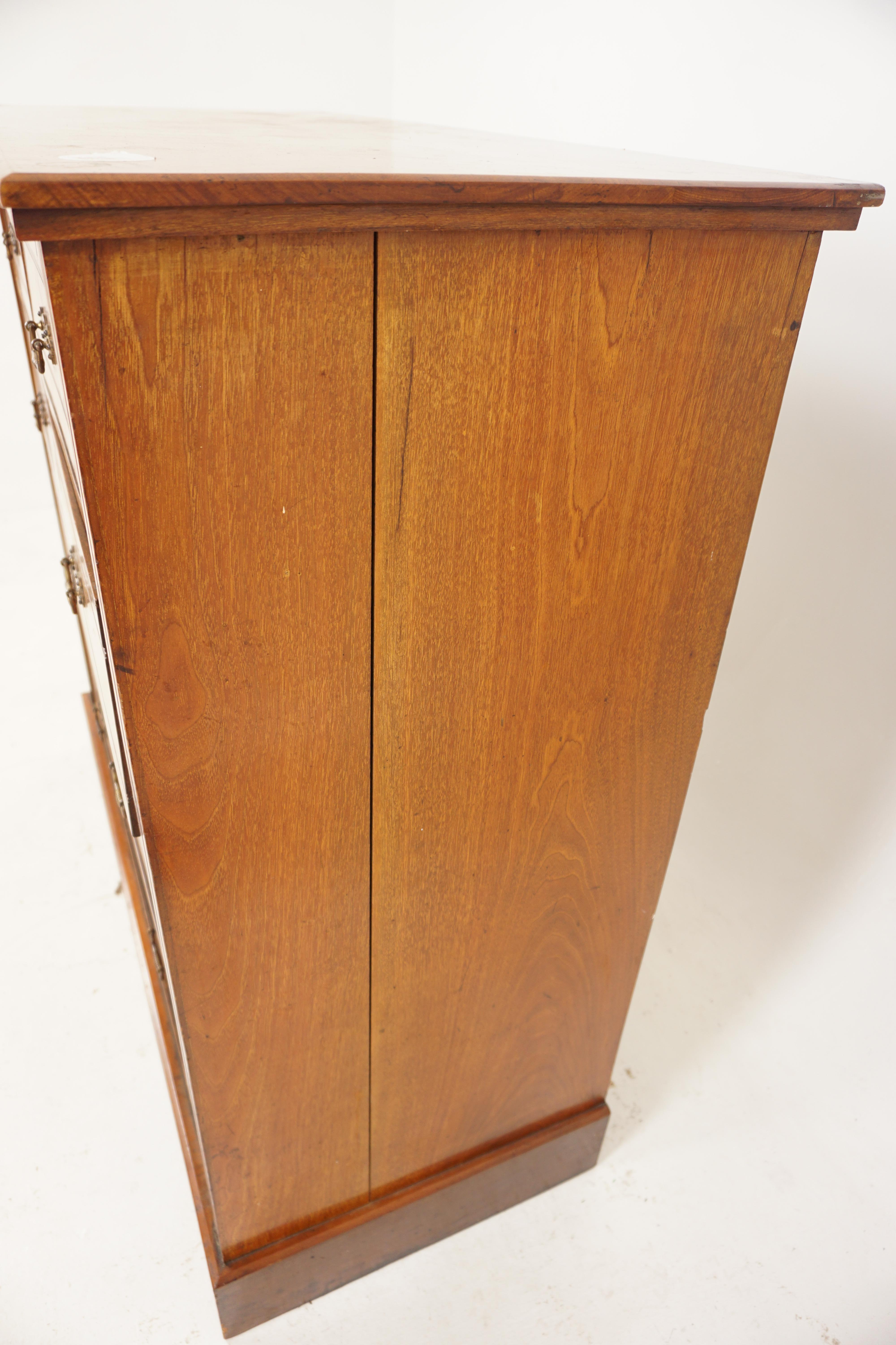Victorian Walnut Chest of Drawers, Dresser, Scotland 1890, H683 For Sale 3