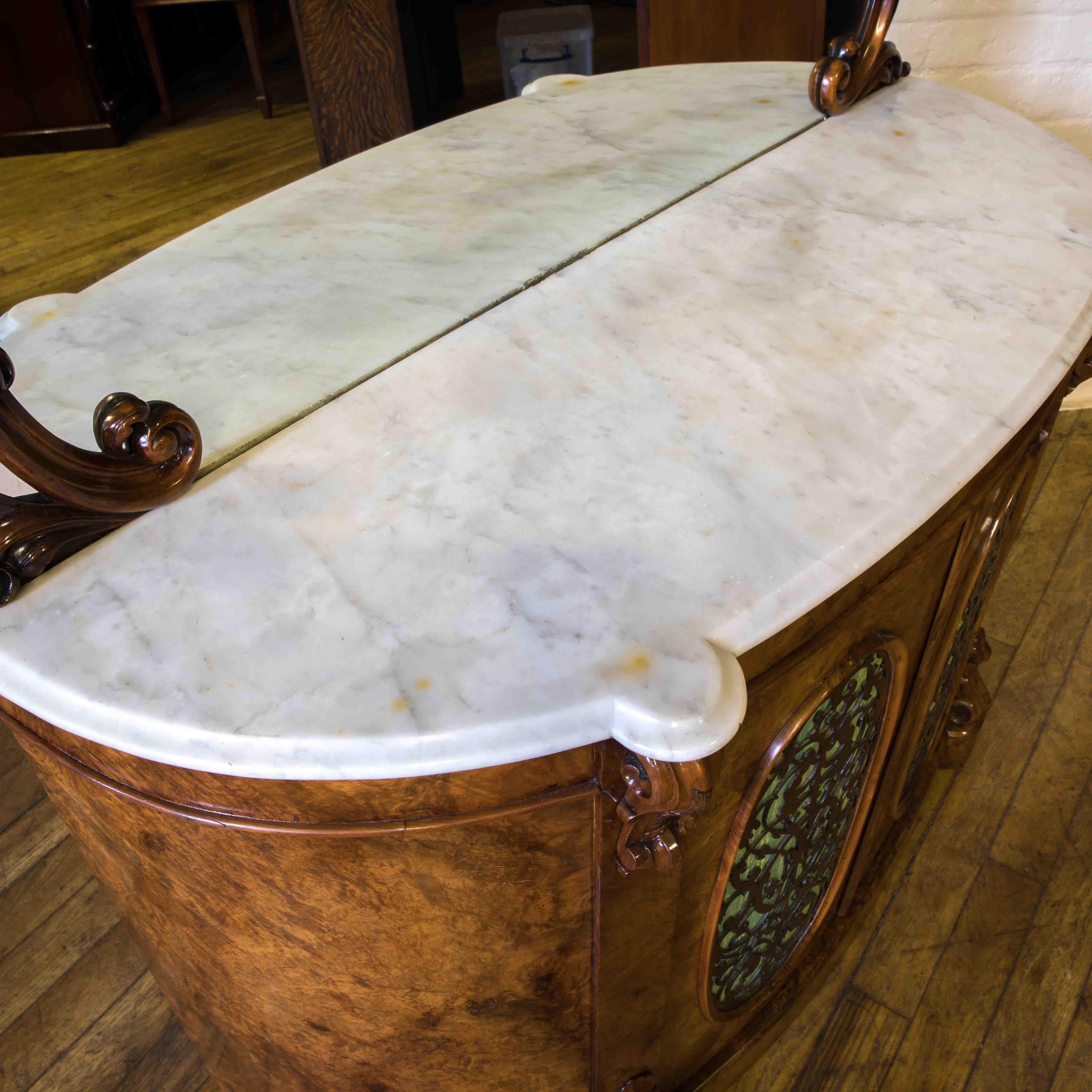 Victorian Walnut Chiffonier For Sale 3