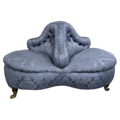 Victorian Walnut Conversation Seat