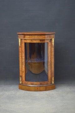 Victorian Walnut Corner Cabinet