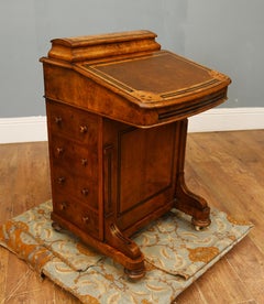 Victorian Walnut Davenport Desk Period 1890