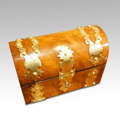 Victorian Walnut Dome Top Box