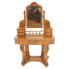 Victorian Walnut Duchess Dressing Table, Vanity, Scotland 1870, H1160