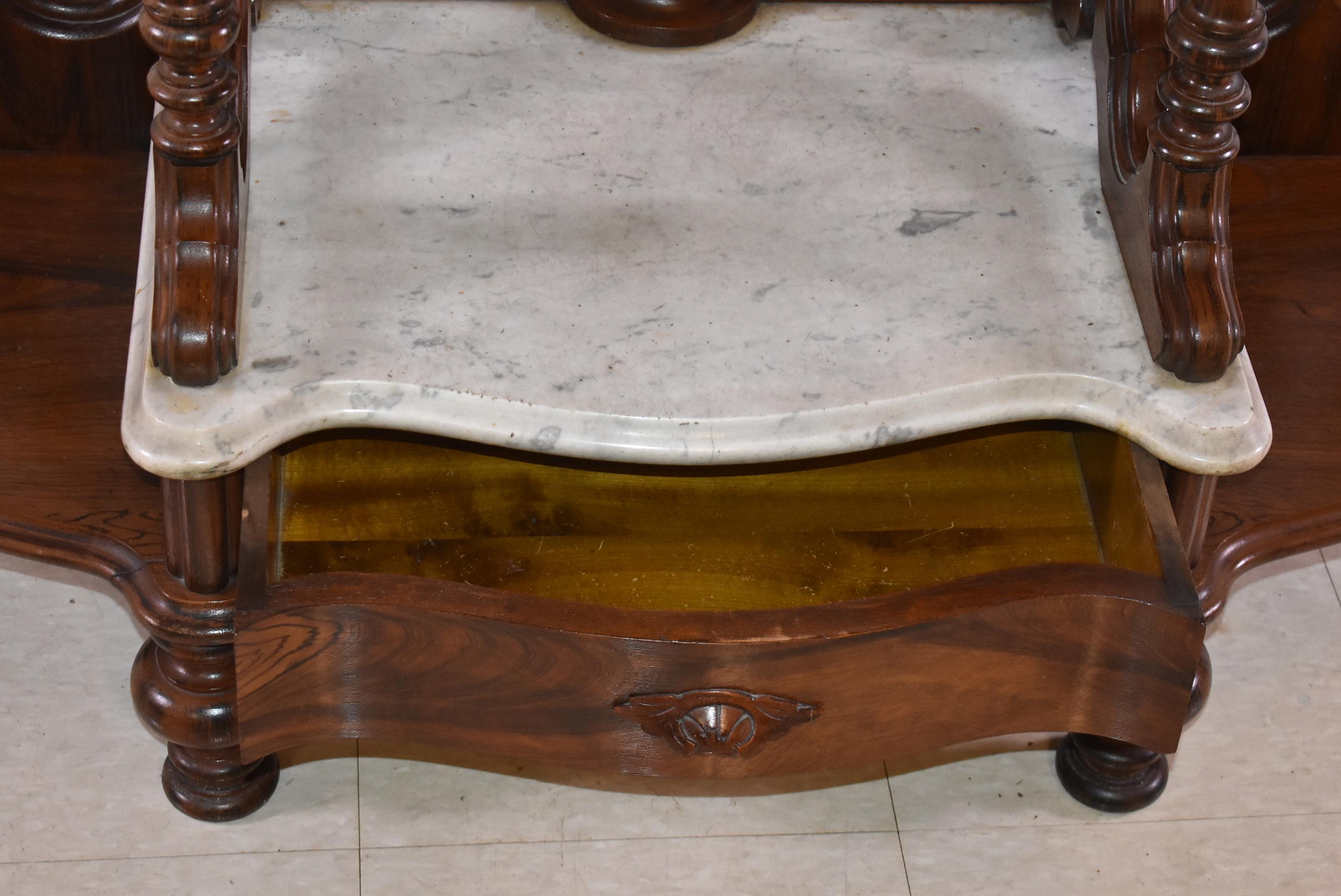 Victorian Walnut Etagere by Mitchell & Rammelsberg For Sale 1