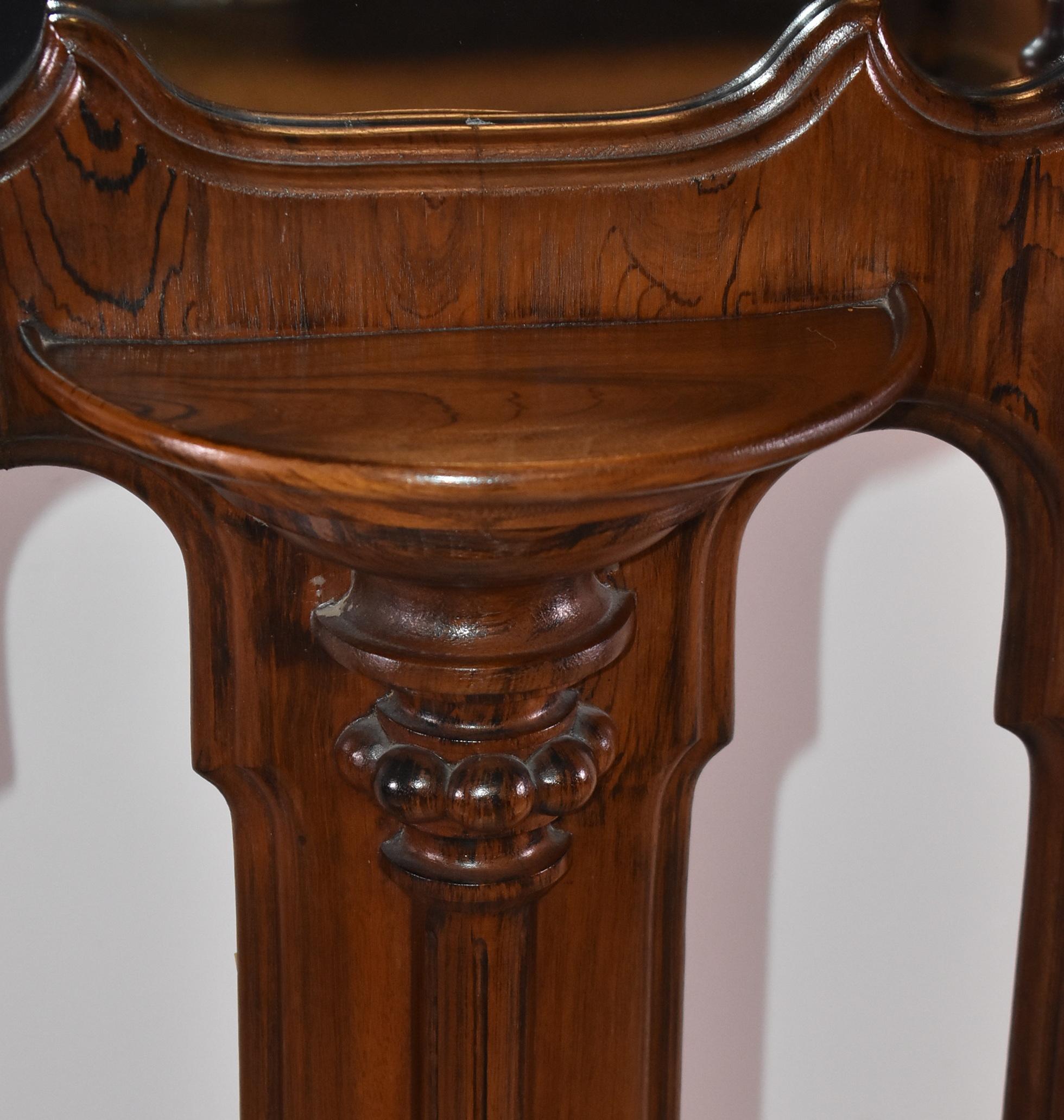 Victorian Walnut Etagere by Mitchell & Rammelsberg For Sale 2