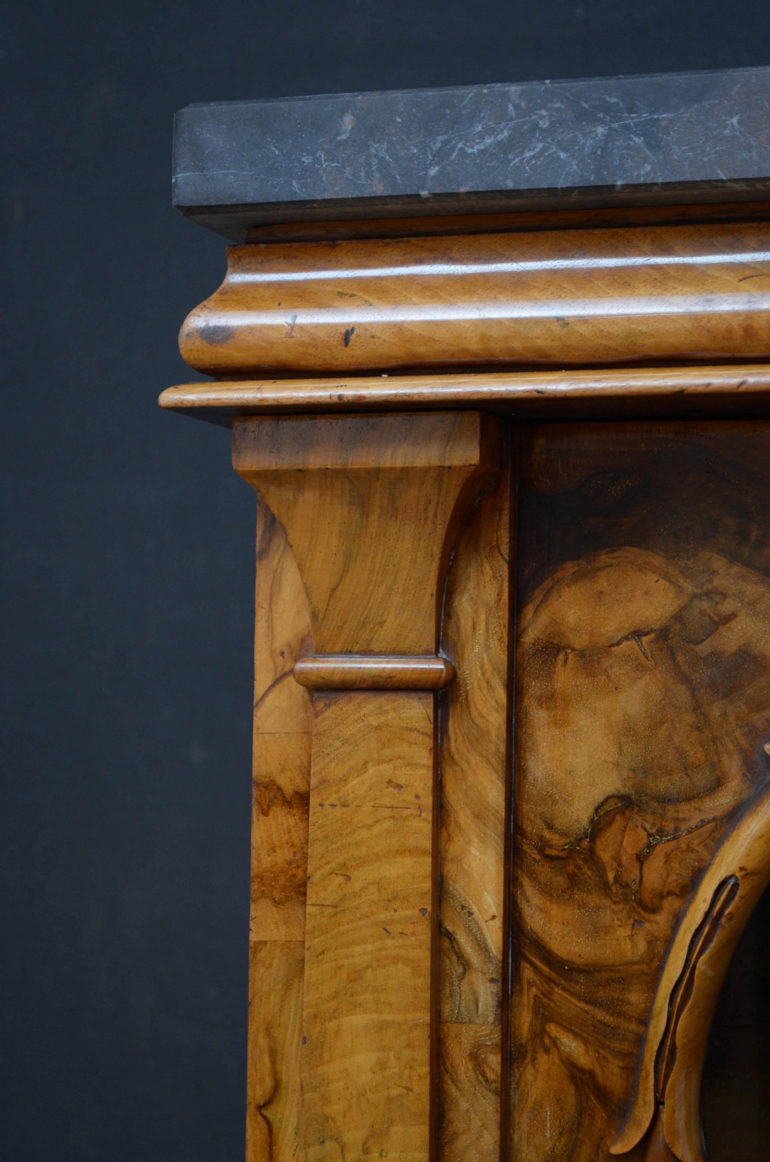 Victorian Walnut Glazed Bookcase 5