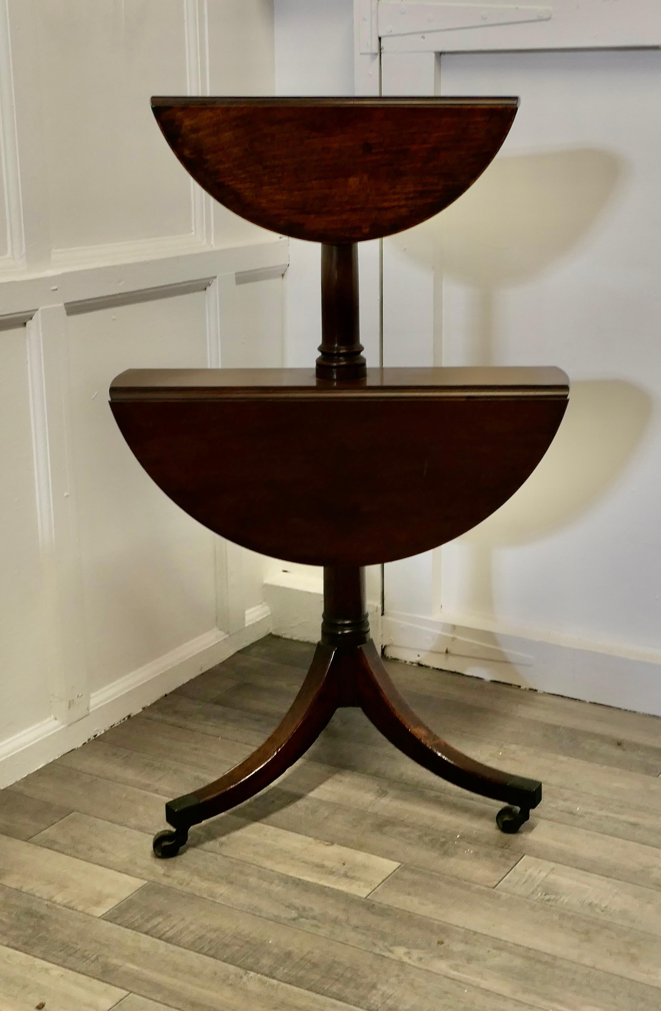 Victorian Walnut Gueridon Cake Stand or Dumb Waiter     For Sale 1