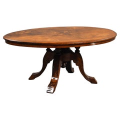 Victorian Walnut Inlaid Coffee Table