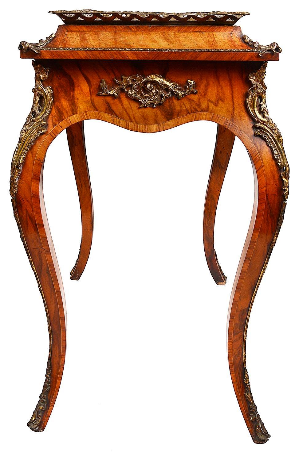 19th Century Victorian Walnut Jardiniere / side table For Sale