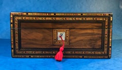 Victorian Walnut Jewelry Box